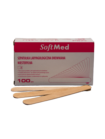 SZPATUŁKI LARYNGOLOGICZNE NIESTERYLNE