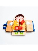 KSIĄŻECZKA MANIPULACYJNA MONTESSORI