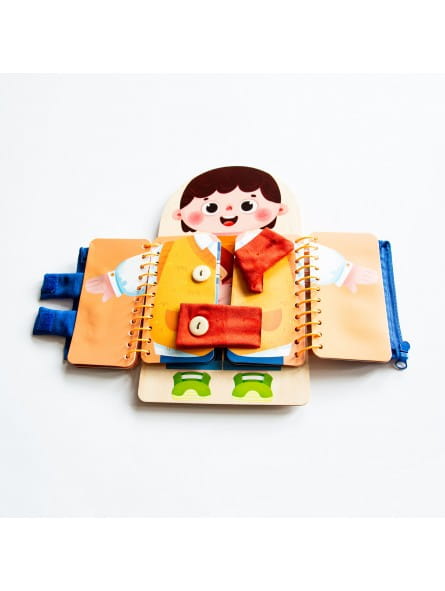 KSIĄŻECZKA MANIPULACYJNA MONTESSORI