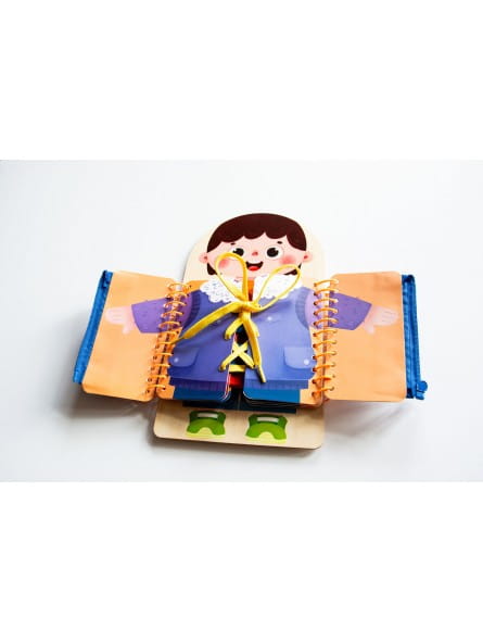 KSIĄŻECZKA MANIPULACYJNA MONTESSORI