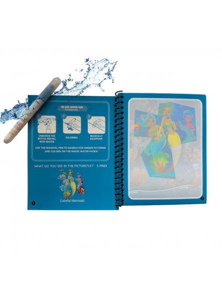 SYRENKI: KSIĄŻECZKA WODNA Z WODNYM PISAKIEM WIELOKROTNEGO UŻYTKU