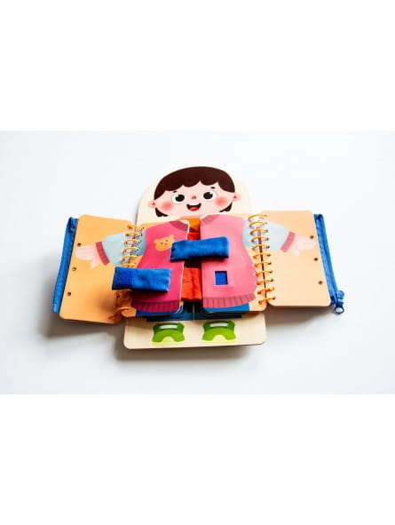 KSIĄŻECZKA MANIPULACYJNA MONTESSORI