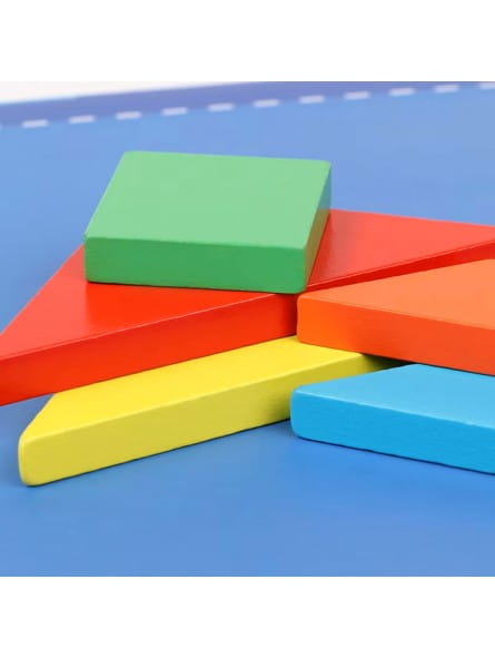 GRA MAGNETYCZNY TANGRAM Z KSIĄŻECZKĄ WZORÓW
