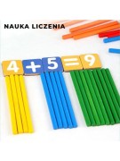 EDUKACYJNY MAGNETYCZNY ZESTAW DO NAUKI LICZENIA I ZEGARA W METALOWEJ PUSZCE