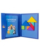 GRA MAGNETYCZNY TANGRAM Z KSIĄŻECZKĄ WZORÓW